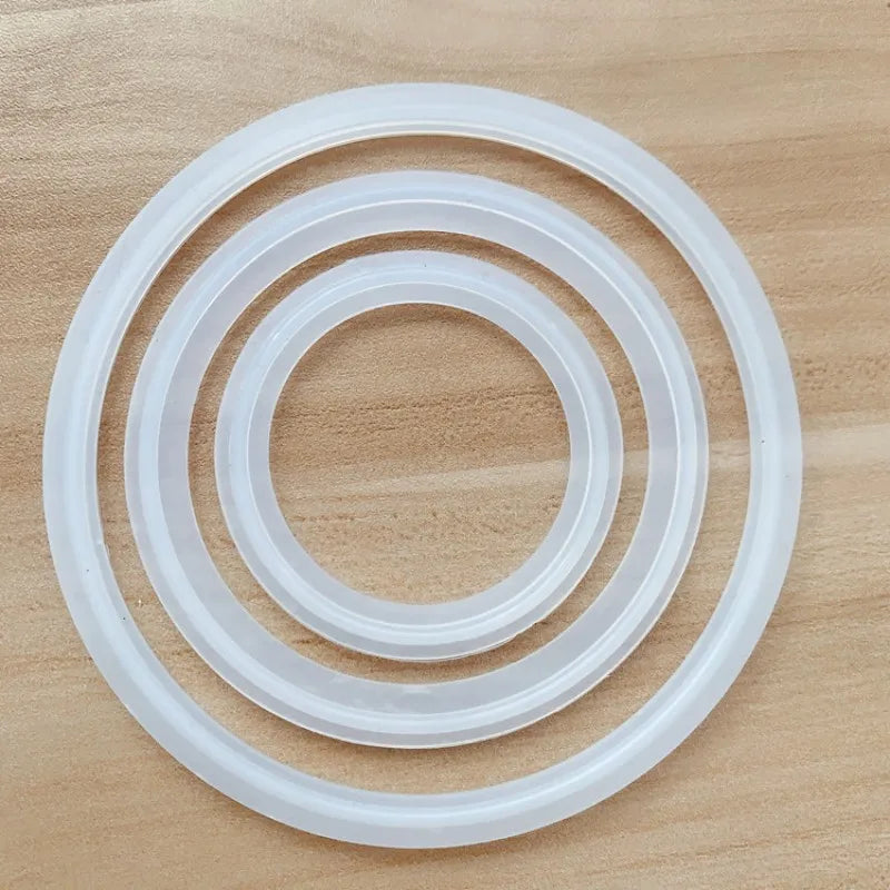 1PCS Fit 19mm-Rohr X 219mm O/D Sanitär Tri Clamp Ferrule Silikon Dichtung streifen Dichtung Ring Unterlegscheibe Für Homebrew Dairy Produkt