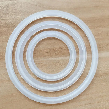 1PCS Fit 19mm-Rohr X 219mm O/D Sanitär Tri Clamp Ferrule Silikon Dichtung streifen Dichtung Ring Unterlegscheibe Für Homebrew Dairy Produkt