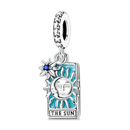Blaue Serie aus 925er-Sterlingsilber, Eule, Schmetterling, Piratenschiff, Auto, Käfer, Clogs, Charm, passend für DIY-Armbänder, Halsketten, lustige passende Geschenke