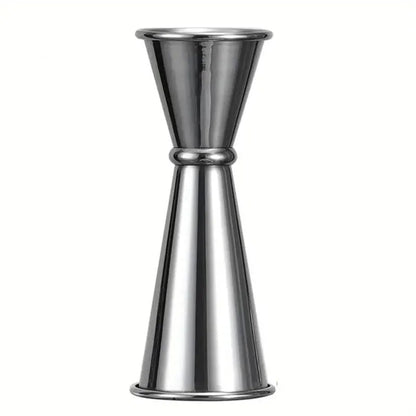 Edelstahl-Cocktail-Jigger, 30/60 ml, doppelseitiger Messbecher, Barkeeper, Werkzeug, Bar-Zubehör, Gold, Silber, Kupfer, 20/40 ml Becher