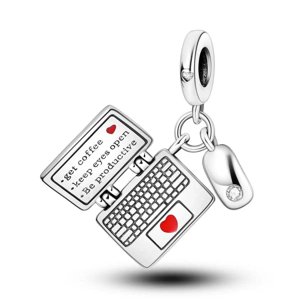 925er Silber vergoldete baumelnde Charms-Perlen für Original-Armbänder, DIY-Modeschmuckherstellung