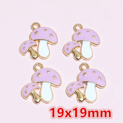 20 Stück 21x10mm Emaille Rose Blumen Anhänger Legierung Metall niedlich Blumen DIY Schmuck Herstellung Zubehör für Halsketten Ohrringe