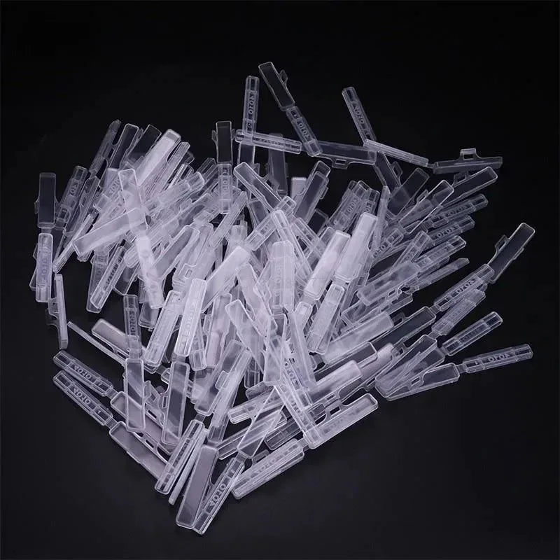 100PCS Kunststoff Wasserdichte Kabel Zeichen Karten Label Display Identifikation Box Kabelbinder Marker Tag Täglichen Werkzeug 3010 3020 4010 4020