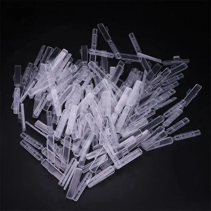 100PCS Kunststoff Wasserdichte Kabel Zeichen Karten Label Display Identifikation Box Kabelbinder Marker Tag Täglichen Werkzeug 3010 3020 4010 4020