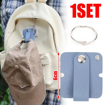 Leder-Kabelclip mit Schlüsselring, Kopfhörerkabelhalter, Schnalle, Kabelaufwicklung, Kabeldraht-Organizer für Telefon, USB-Ladegerät, Datenleitungen