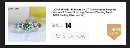 JOIAS HOME 18 Karat vergoldet 3,6 CT Alle Moissanit Ringe für Frauen 5 Steine funkelnder Diamant Ehering S925 Sterling Silber Schmuck