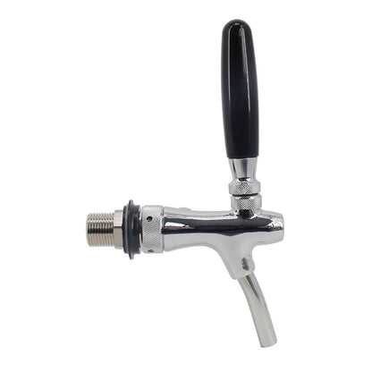 Standard Europäischen Bier Flow Control Wasserhahn mit 50mm Schaft & 8mm Ellenbogen Saitenhalter G5/8 "Einstellbare bier Tap Homebrew Fass Bar