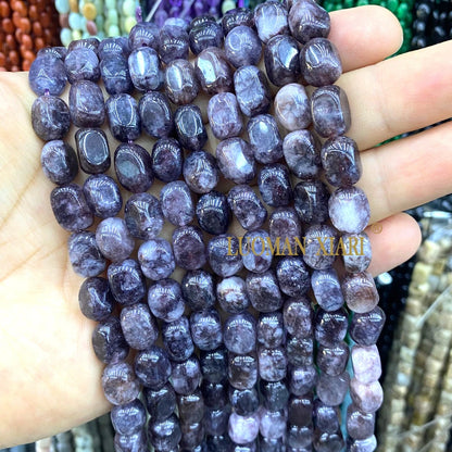 Natürliche Stein 8x12MM Unregelmäßige Raw Grün Taiwan Jade Jaspis Lose Spacer Perlen für Schmuck Machen Diy Armband zubehör 15''