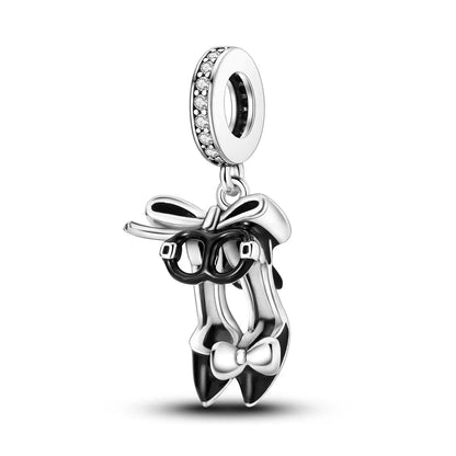 925er Silber vergoldete baumelnde Charms-Perlen für Original-Armbänder, DIY-Modeschmuckherstellung
