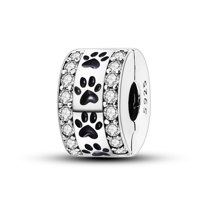 Silberverschluss, 925er-Sterlingsilber, CZ-Pflaster-Clip-Charms, Gänseblümchen-Perlen, Stopper, Sicherheitskette, passend für Original-Armreif, Schmuck-Clip