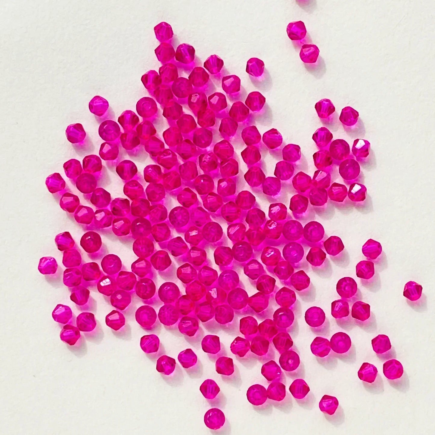 100pcs 4mm glänzende facettierte österreich Kristall perlen Bicone Perlen lose Spacer Perlen für Schmuck machen DIY Armband Halskette Anhänger