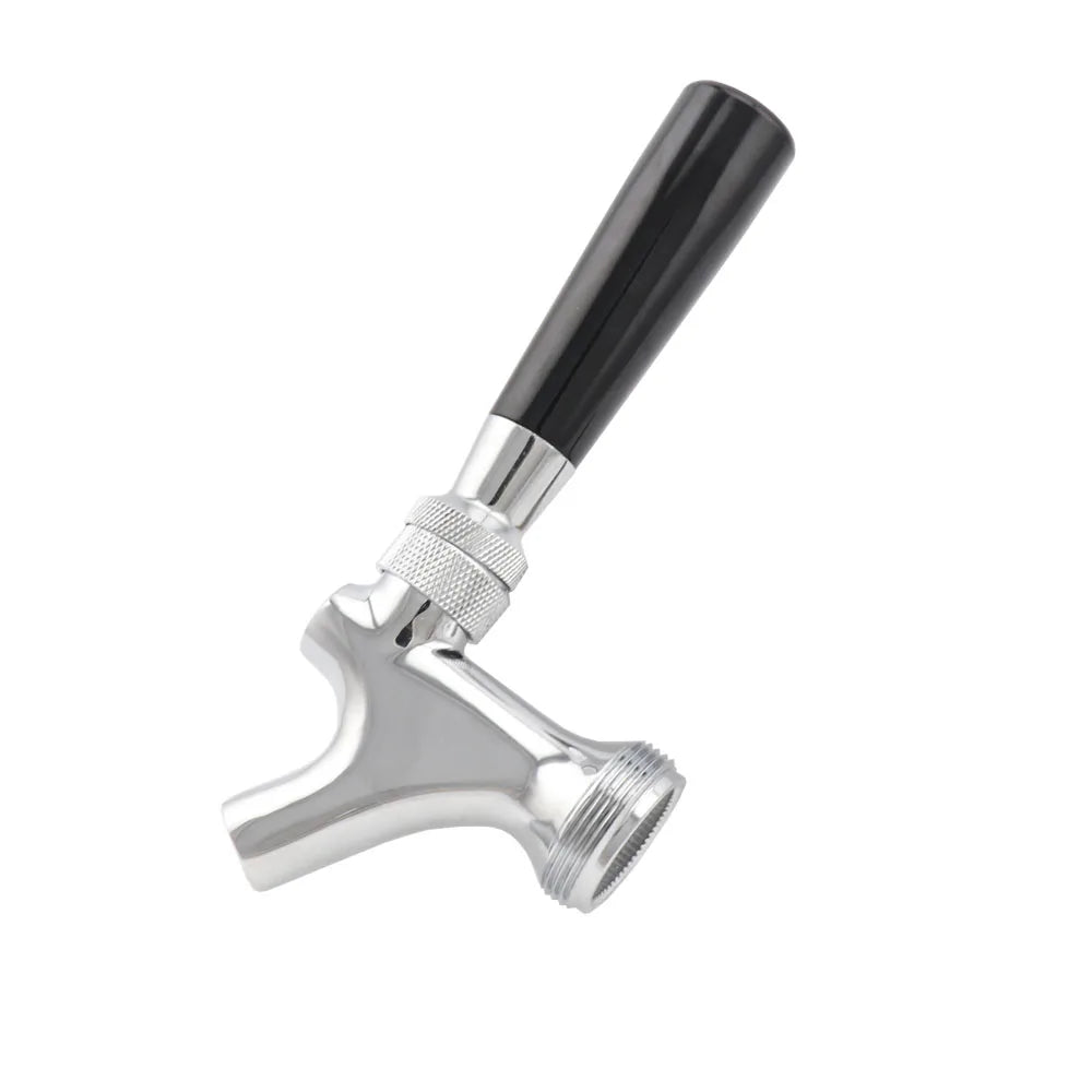 Chrom Poliert UNS Typ Fassbier Wasserhahn mit 92,5mm Lange Schaft Combo Kit Kegerator Tap Hause brauen Bar Wein werkzeuge