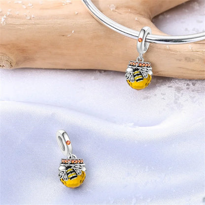 Funkelnde blaue Seestern-Perlen und Seepferdchen aus 925er-Sterlingsilber, passend für Schlangenarmband, Boutique-Halskette, Gold-Anhänger, Geschenk