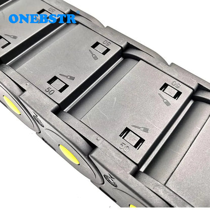 JFLO 35 Serie Kabelschleppkette für CNC-Fräsmaschinen, Übertragungskabel, abgedichteter Typ, Verkaufsschlager
