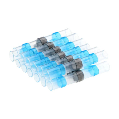 100-1000 stücke Schrumpf Solder Dichtung Draht Anschlüsse Kit Wasserdichte Butt Elektrische Terminals Isolierte Schrumpfung Hülse Splice