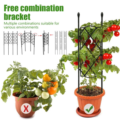 Garten pflanze Gitter rahmen robuste Pflanzen unterstützung Pfähle im Freien multifunktion ale DIY Garten gitter für Kletter pflanzen dekorativ