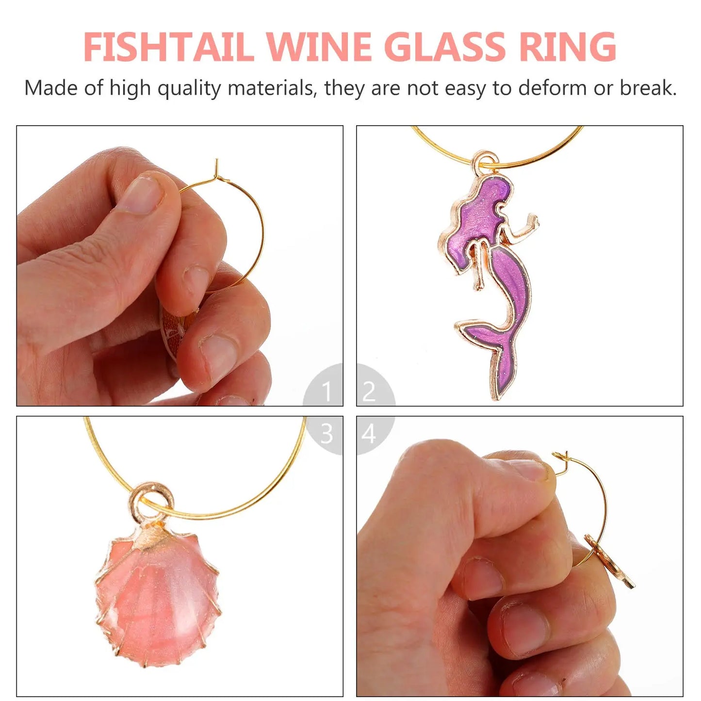 18-teiliges Weinglas-Anhänger-Set, Sortierte Getränkemarkierungen, Bar-Zubehör Geschenkset für Veranstaltungen, Wein-Anhänger