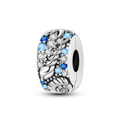 Charm Heiße Verkäufe 925 Sterling Silber Charms Perlen CZ Pave Runde Clip Charms Fit Original Armband Halskette Charms Schmuck Geschenk