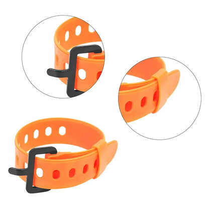 1-10Pcs Reise Gebunden Gürtel Langlebig Gummi Fracht Krawatte 30/45cm Unten Gepäck Wimpern Gürtel strap Camping Wandern Fracht Lagerung Gürtel Schnalle