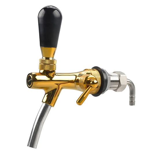 G5/8in Gewinde Bier Wasserhahn Einstellbare Edelstahl Bier Outlet Wasserhahn Wasserhahn Bier Fass Zubehör