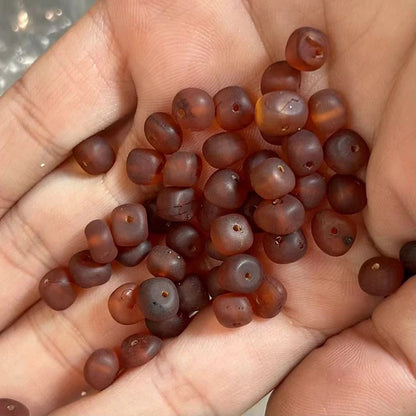 4-5mm baltische Bernsteinperle Edelstein DIY unregelmäßige Bernsteinperlen Herstellung Zubehör mit Zertifizierung Großhandel Naturbernstein
