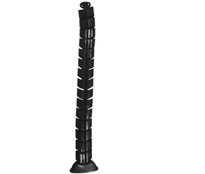 ISRTAO Verstellbare Kabelhülle unter dem Schreibtisch, Kabelablage, Workstation, Kabelmanagement, Schlangen-Organizer für ordentliche Kabelanordnung