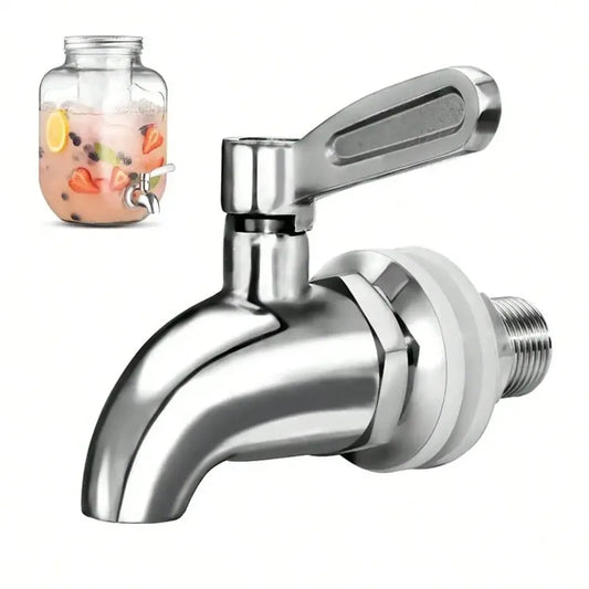 Professioneller Weinfasshahn aus Edelstahl 304. Zuverlässiger Wasserhahn für Getränke, Saft und Bier