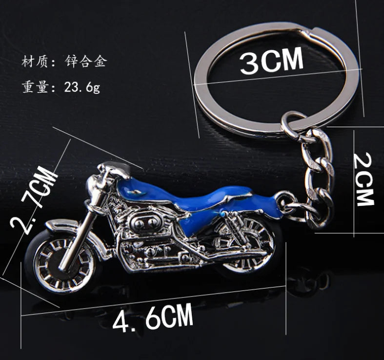 Berg Motorrad Anhänger Schlüssel Kette Neue modell Auto Schlüssel Halter farbe metall Tasche Charme Zubehör 3D handwerk Keychain K1729
