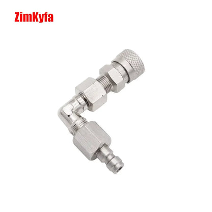 HPA GAS Foster Quick Disconnect AIR CO2 QC02 M10 NPT BSP G1/8" Füllnippel Stecker/Buchse Adapter Kopplerstecker 8mm