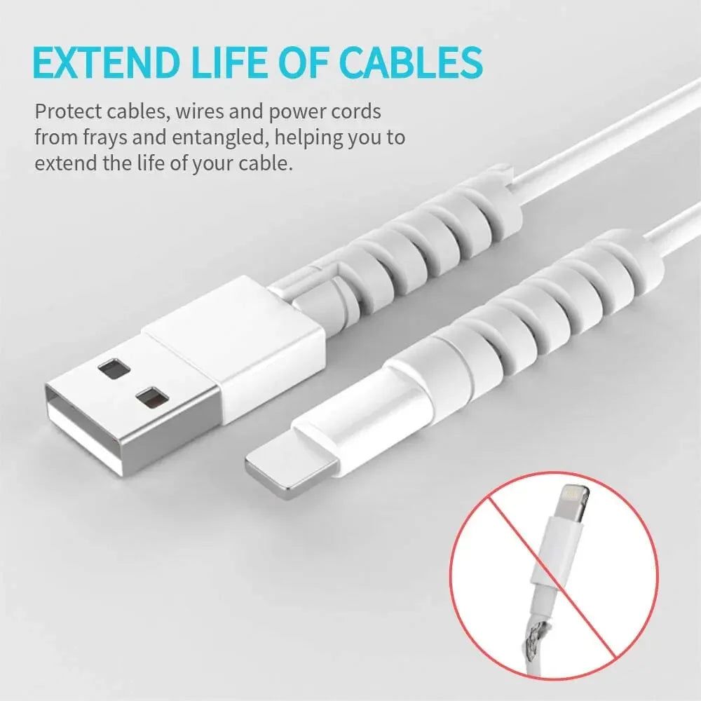 Ladekabelschutz für Telefone, Kabelhalter, Kabelbinder, Clip für Maus, USB-Ladegerät, Kabelmanagement, Kabel-Organizer