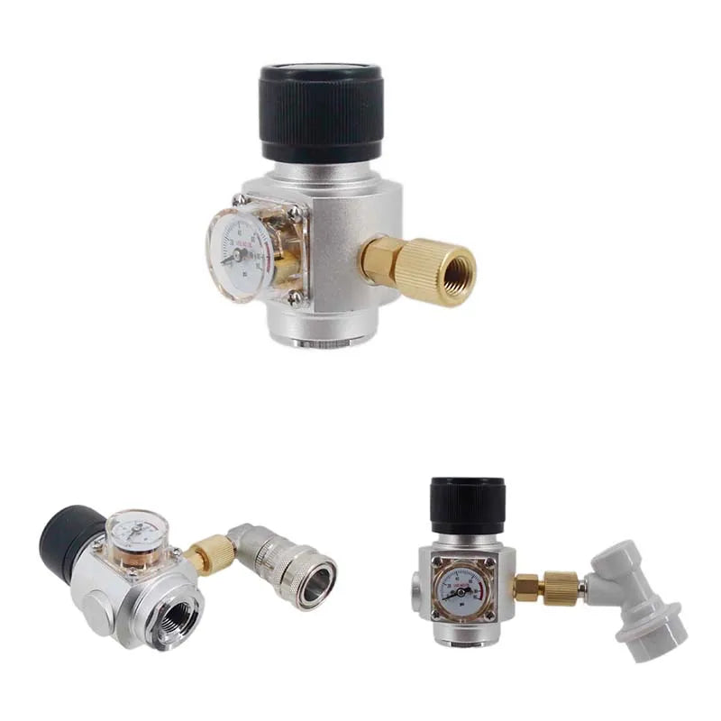 Homebrew Co2-Regler, 0–90 psi, 5/8–18UNF, Gewinde passend für 74 g Co2-Kartusche, tragbar, Mini, professionelle Qualität, schnelle Karbonisierung