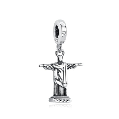 Original 100% 925 Sterling Silber Charm Bead Reise Taxi Motorrad Riesenrad Charms Fit Pandora Armbänder Frauen Diy Schmuck
