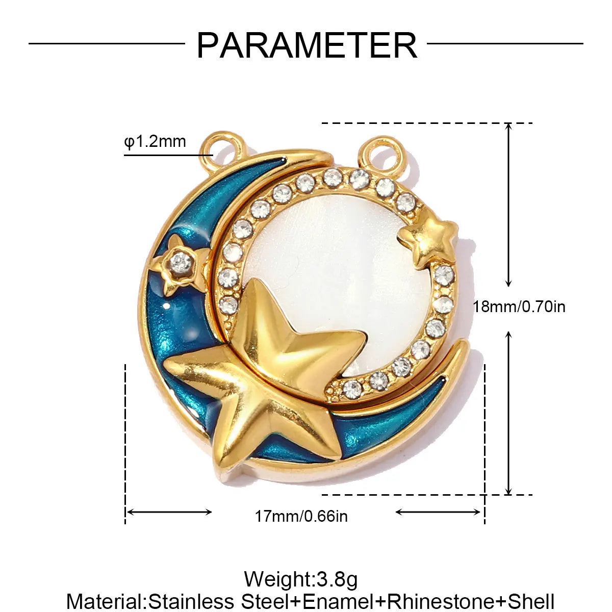 3 Stück/Set Modische Edelstahl Rosen-Blumen DIY Ohrring-Anhänger Herzförmige Halsketten-Anhänger Damen Böser-Blick-Schmuck Großhandel