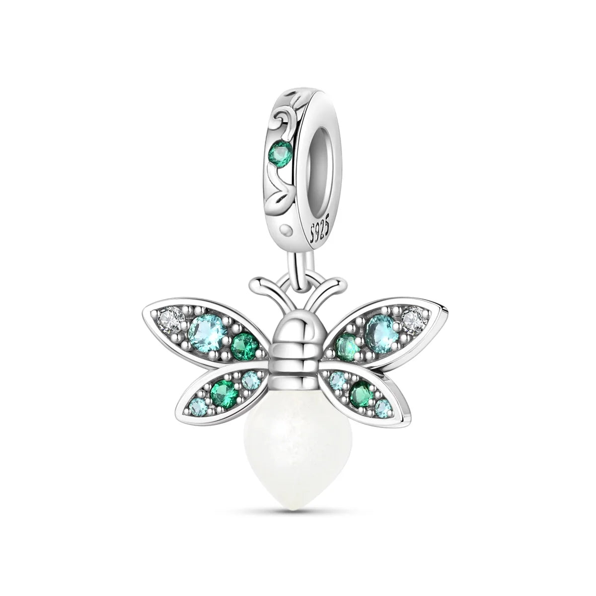 Heißer Verkauf 925er Sterlingsilber Blauwal & Marienkäfer & Engel baumelnder Charm für Armband Boutique Halskette MiNi-Serie Anhänger Geschenk