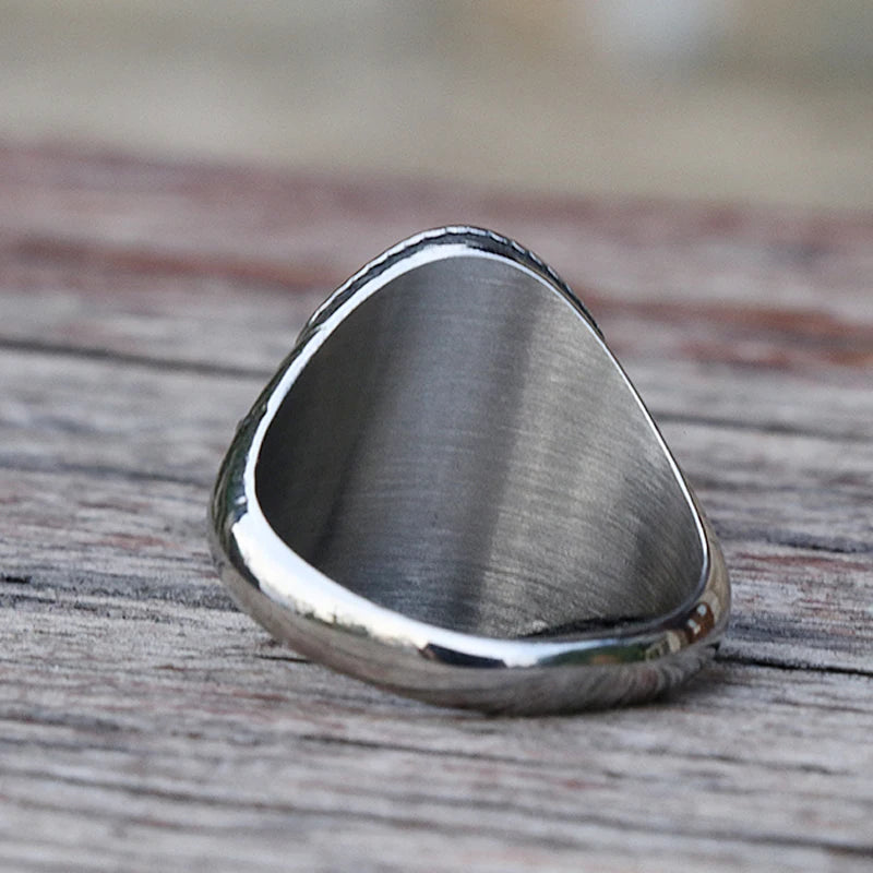 Vintage Nautischen Leuchtturm Viking Ring Männer 316L Edelstahl Nautischen Amulett Signet Ring Nordic Frieden Amulett Schmuck Geschenk