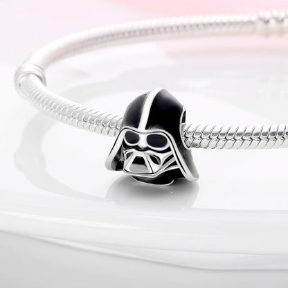 925 Sterling Silber Charms Heiße Star Wars Serie Mandalorianer Helm Anhänger Perlen Original Damen Armbänder DIY Schmuck Geschenke