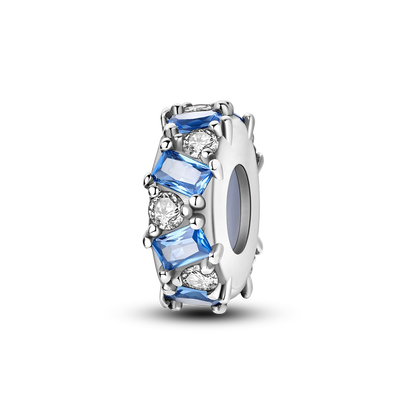 Charm-Anhänger aus Silber 925, blaue Serie, passend für Armbänder, Charms, DIY, originelle Mode-Anhänger für Schmuckherstellung