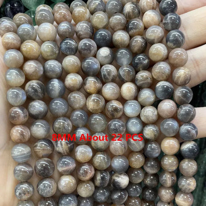 Natürliche Sonnenstein Edelsteine Unregelmäßige Facettierte Rondelle Runde Lose Spacer Perlen Für Schmuck Machen DIY Armband Halskette Zubehör