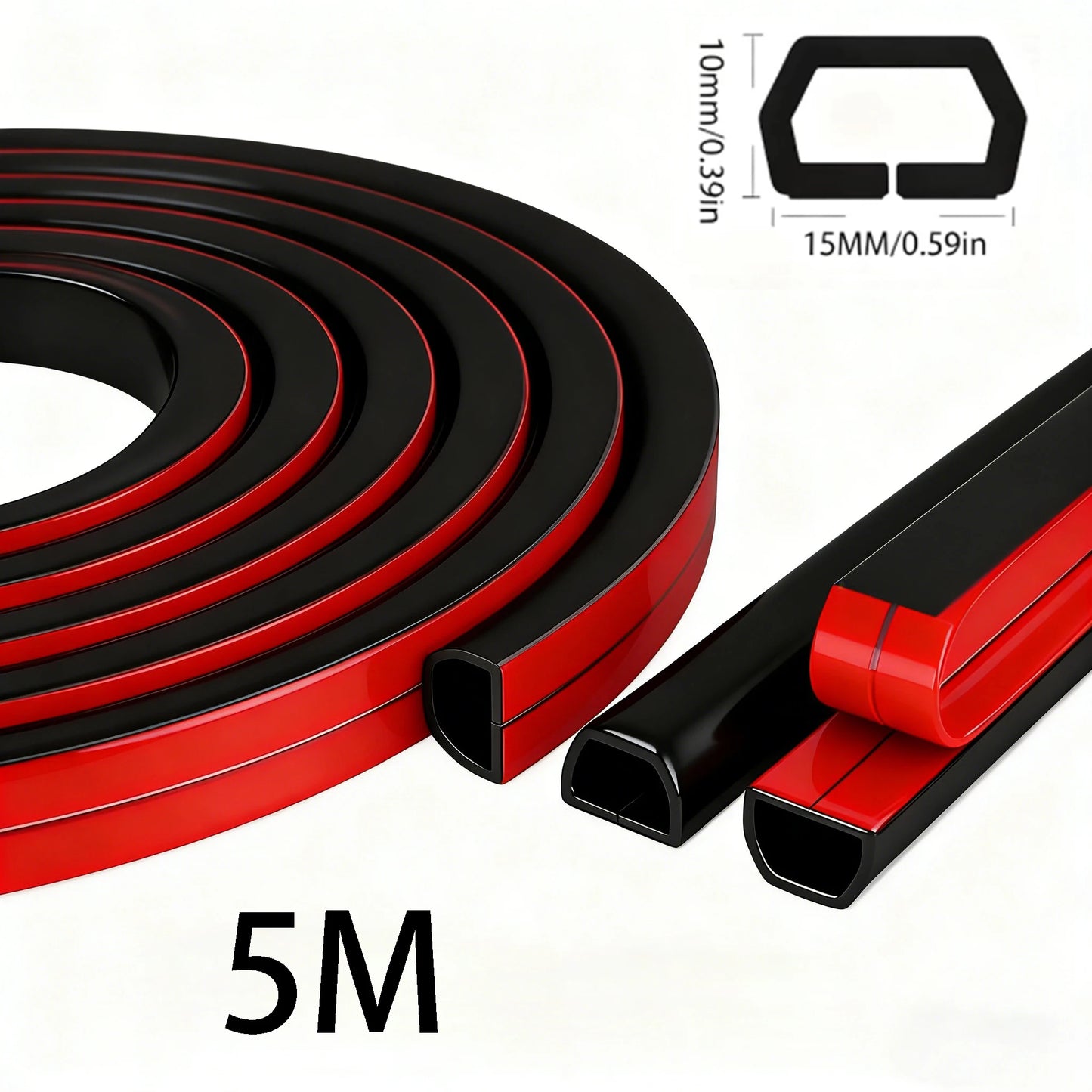 1 Rolle 300 cm Kabelmanagement-Hülle - Selbstklebende PVC-Kabelabdeckung für Wand & Boden, Isolierte Kabelabdeckung