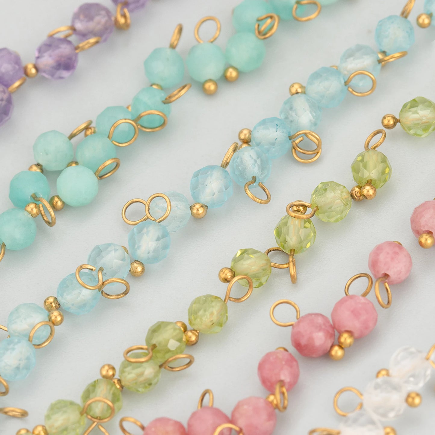 GUFEATHER, 20 Stück/Los, MH25, Schmuckzubehör, Edelstahl, Naturstein, Charms, handgefertigt, DIY-Anhänger, Schmuckherstellung