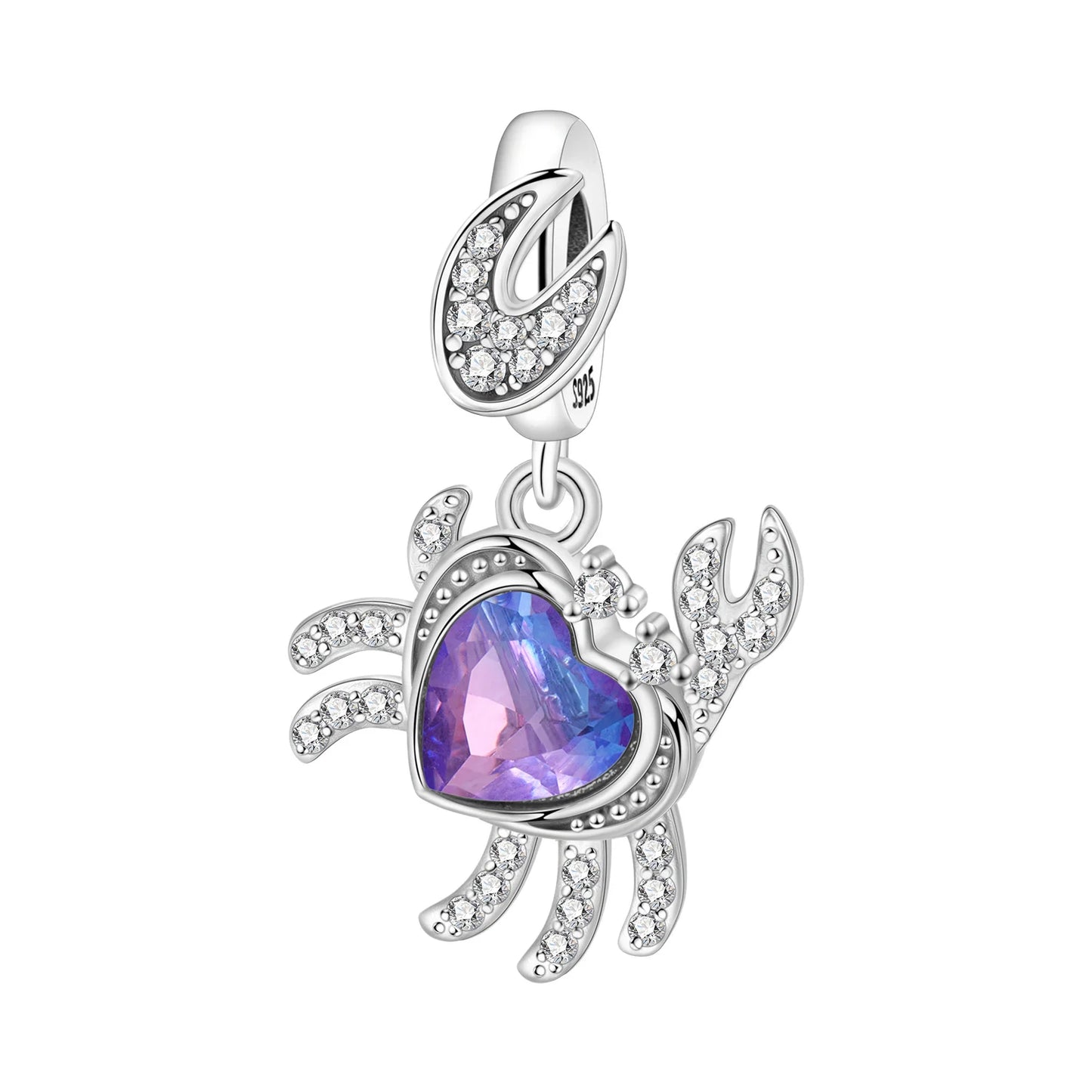 Blauer Charm, 925er Sterlingsilber, Ozeanperlen, Betta-Fisch-Anhänger, Geburtstagsfeier, Geschenk für Frauen, Armband, Halskette, DIY-Perlen, Schmuck