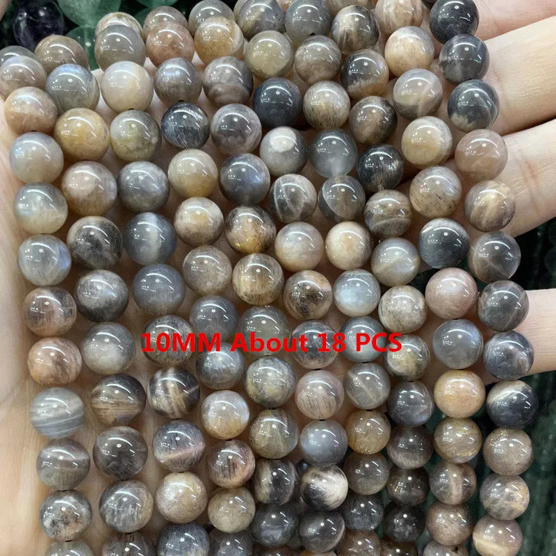 Natürliche Sonnenstein Edelsteine Unregelmäßige Facettierte Rondelle Runde Lose Spacer Perlen Für Schmuck Machen DIY Armband Halskette Zubehör