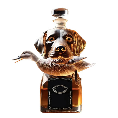 Simulation Dackel Hund Whisky Glas Flasche Dekanter Streich Dackel Dekanter Dekoration Statue Flasche Geeignet für Bars