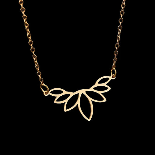 Choker Halsketten Vintage Blumen Halsketten Edelstahl Halsketten Anhänger Kette Halskette Für Frauen Schmuck Geschenke