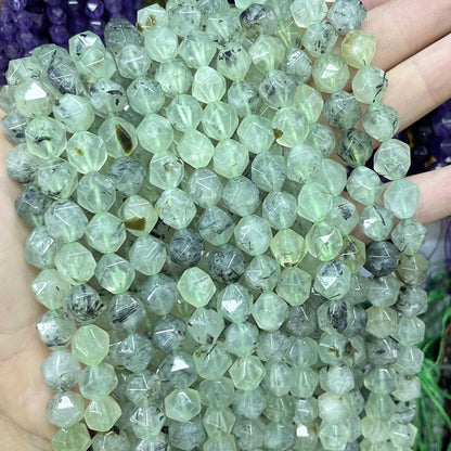 6 8 10 MM Natürliche Facettierte Stein Achate Rhodolite Quarz Jade Spacer Perlen Diy Handgemachte Armband Für Schmuck Machen zubehör