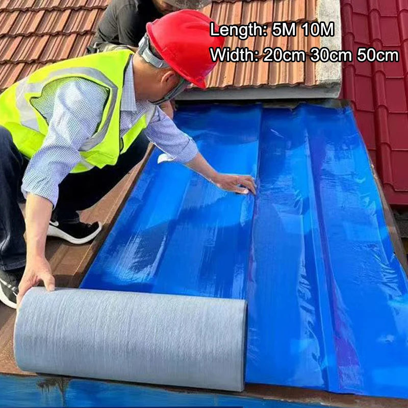 5-10M Dach Wasserdichtes Klebeband Metall Fliesen Reparatur Leck Verstopfen Wasserdichtes Klebeband Kunststoff Dachisolierung und Kühlmaterialien
