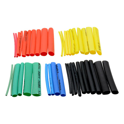 328 Stück 2:1 Schrumpfschlauch Wrap Wire Cable Isolierter Schlauchschlauch Set Polyolefin Schrumpfsortiment Kit 8 Größen 5 Farben