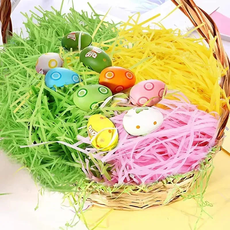 Eine Packung mit 50 g mehrfarbigem, zerknittertem Konfetti zum Selbermachen, Geburtstagsgeschenk, Boxfüller, Bast, Geburtstagsfeier, Hochzeit, Weihnachtsdekoration