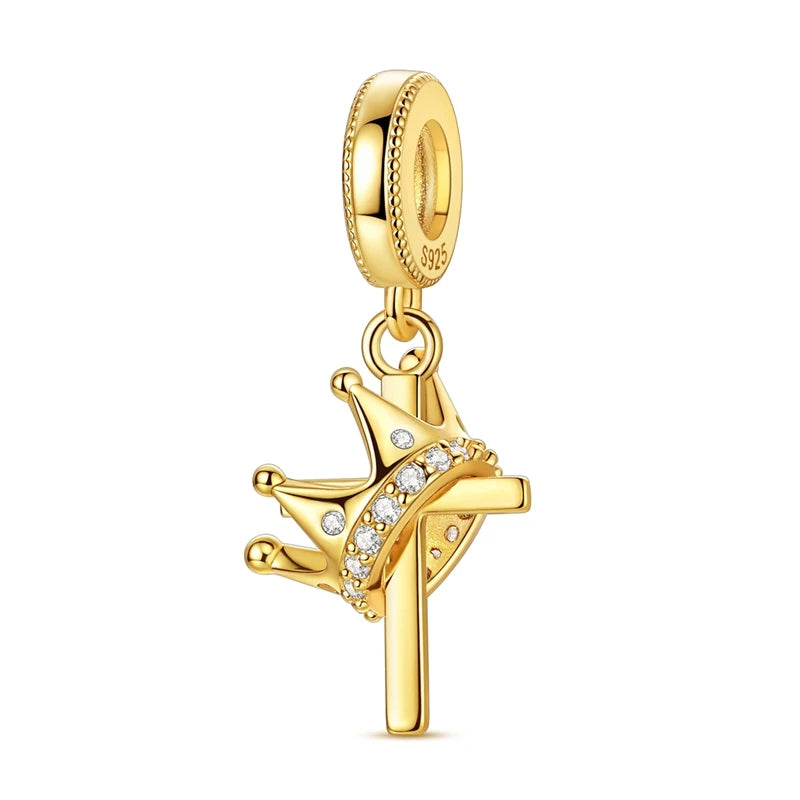 Charms-Perlen aus 925er-Sterlingsilber, Golden Retriever PuppyThe Whale, kann geöffnet und geschlossene Perlen, passend für DIY-Armbänder, edler Schmuck