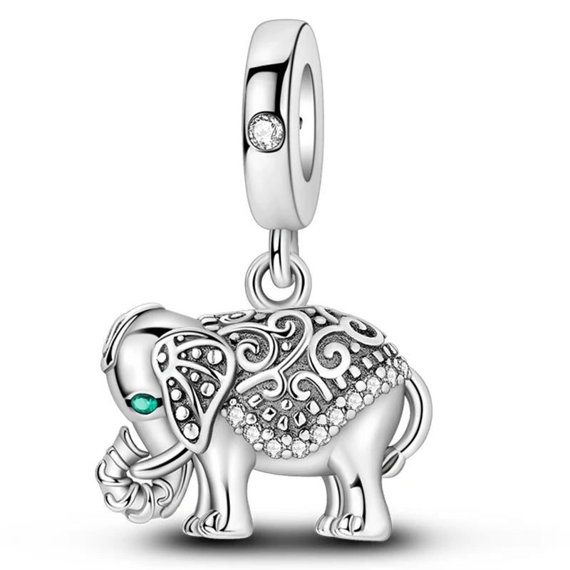 Heißer Verkauf Charms Perlen 925 Sterling Silber Farbe Bogen Kreuz Lebensbaum Perlen Fit DIY Original Armreif Charme Anhänger Schmuck